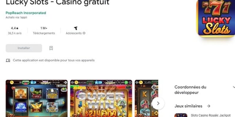 Lucky Slot : que vaut cette application de casino ?